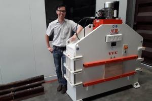 2019/11 - Nouvelle presse d'essai de flexion mise..